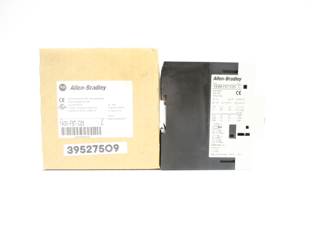 ALLEN BRADLEY 140M-F8T-C25 SER. C 600V 25A (BR/WH) NSNP
