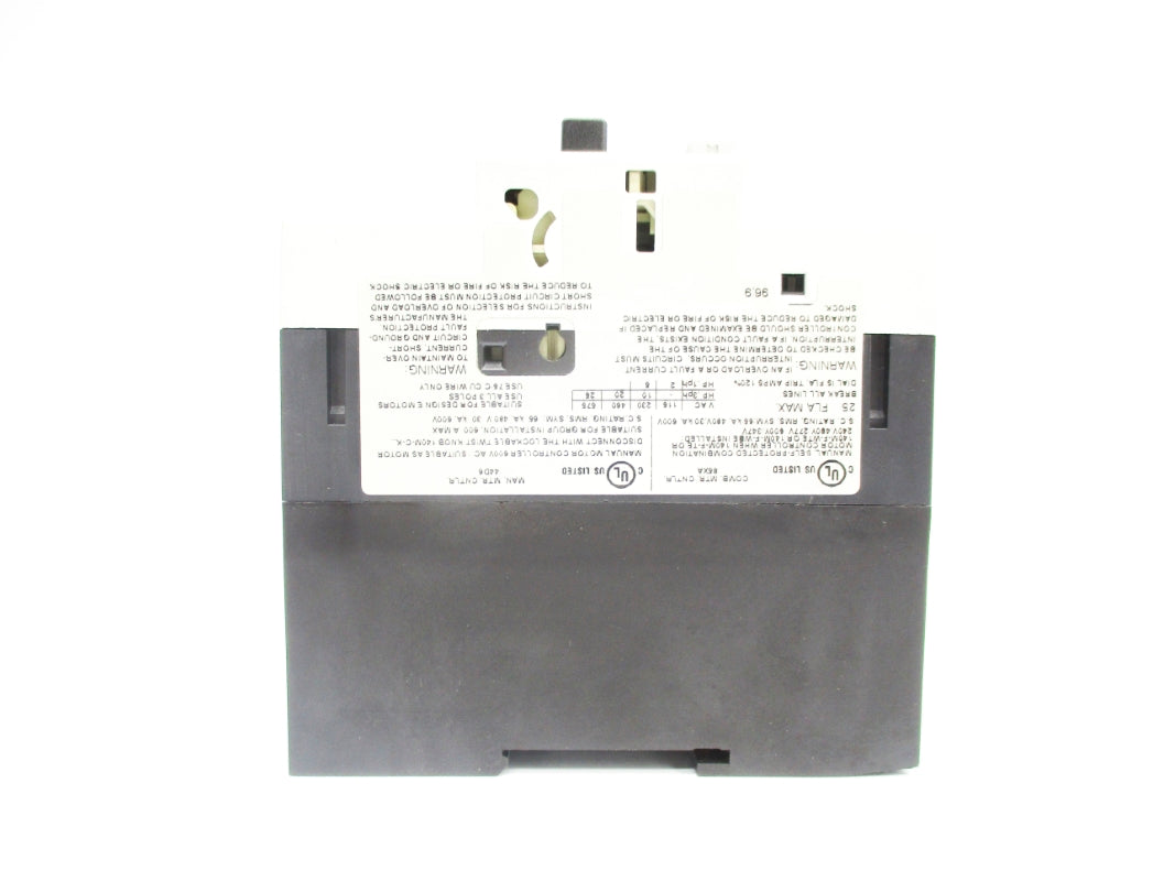 ALLEN BRADLEY 140M-F8T-C25 SER. C 600V 25A (BR/WH) NSNP