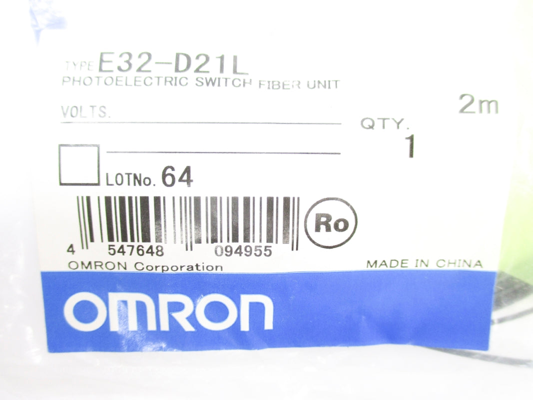 OMRON E32-D21L 2M NSMP