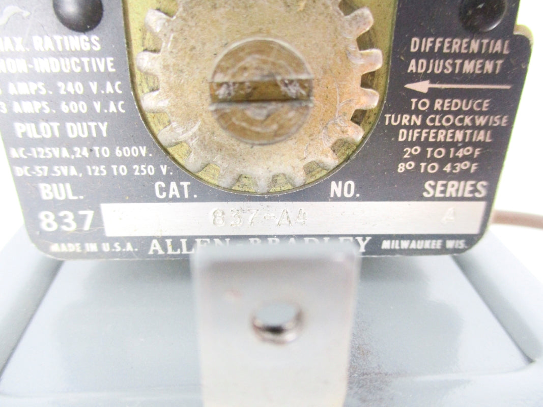 ALLEN BRADLEY 837-A4 SER. A 20-140/80-430F UNMP
