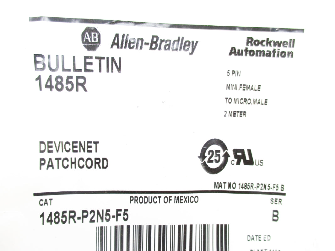 ALLEN BRADLEY 1485R-P2N5-F5 SER. B NSMP