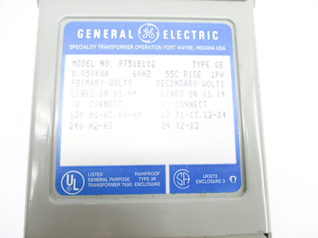 GENERAL ELECTRIC 9T51B102 0.050KVA 240V NSNP
