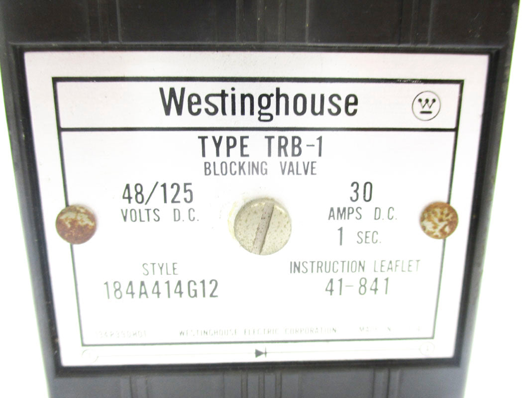 WESTINGHOUSE 184A414G12 TRB-1 48/125VDC 30A UNMP