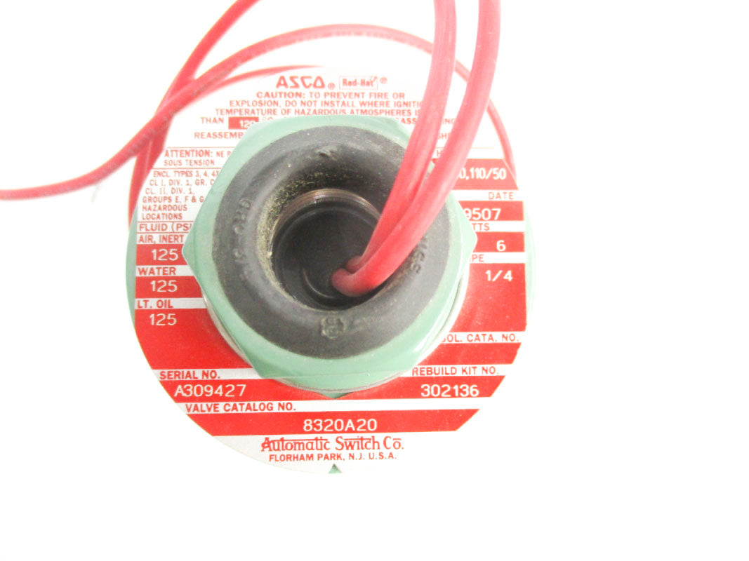 ASCO 8320A20 125PSI 110/120V NSNP