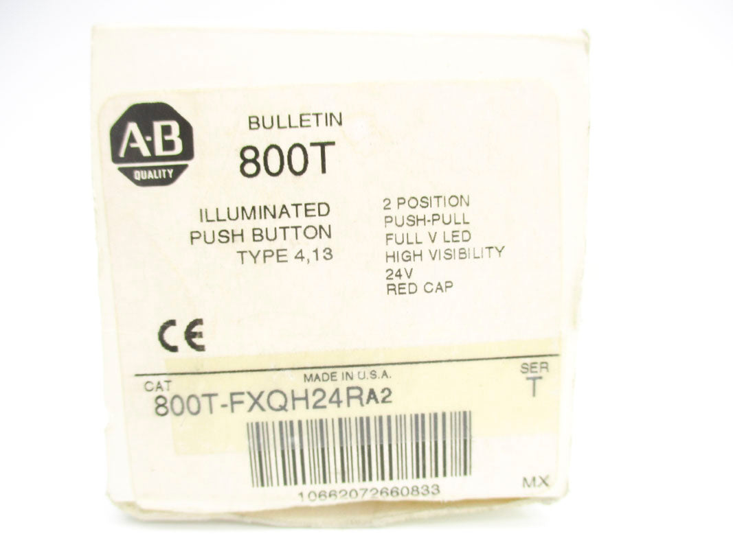 ALLEN BRADLEY 800T-FXQH24RA2 SER. T (WH) NSMP