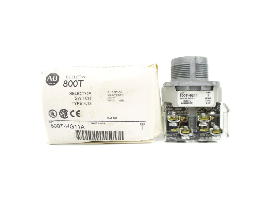 ALLEN BRADLEY 800T-HG11A SER. T (AS PICTURED) (WH) NSMP