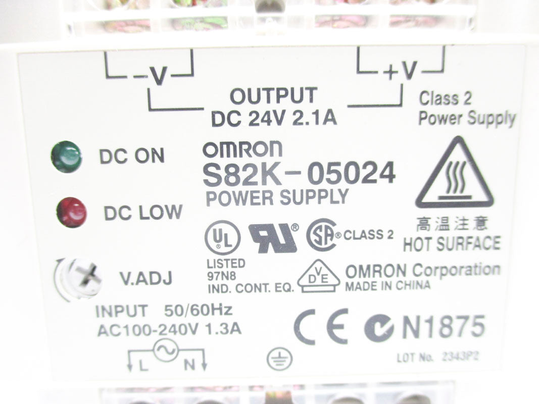 OMRON S82K-05024 100-240VAC 1.3A NSNP