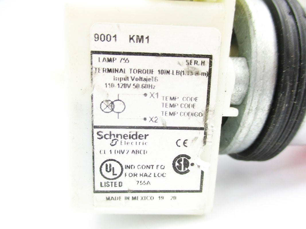 SCHNEIDER ELECTRIC 9001KM1 SER. H (RED/PUSH/PULL) NSNP