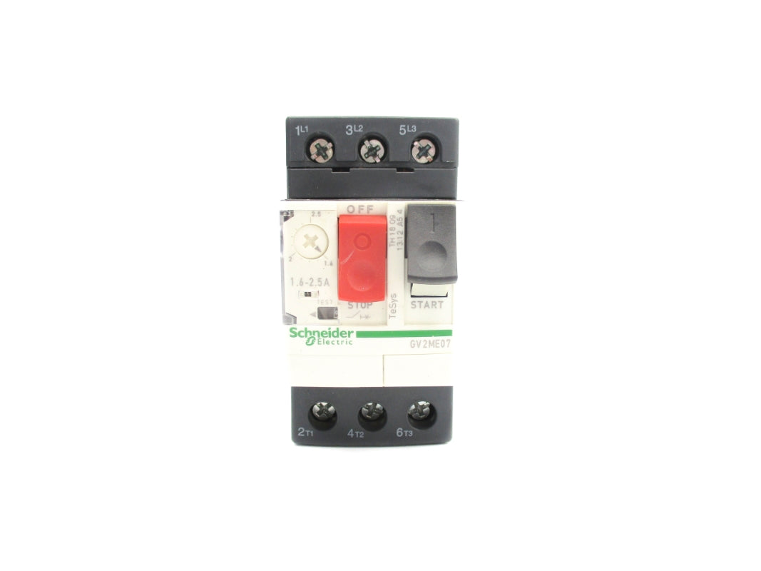 SCHNEIDER ELECTRIC GV2ME07 600VAC 1.6-2.5A NSNP