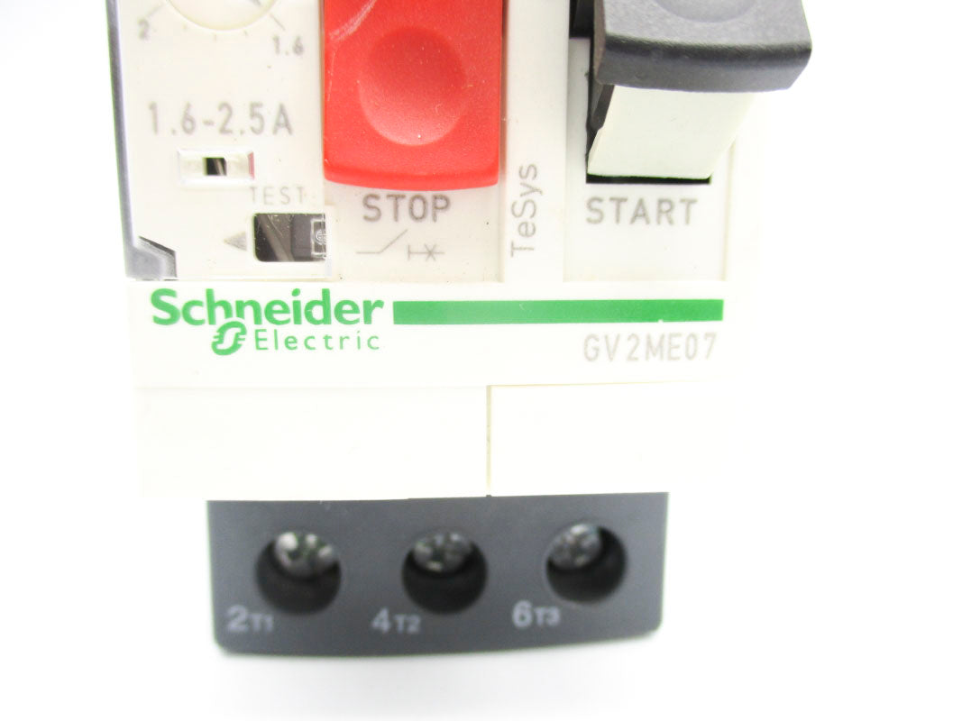 SCHNEIDER ELECTRIC GV2ME07 600VAC 1.6-2.5A NSNP