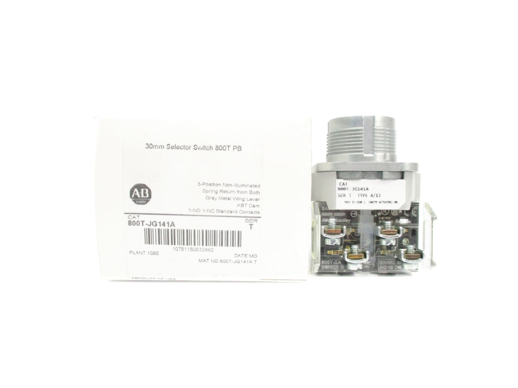 ALLEN BRADLEY 800T-JG141A SER. T (AS PICTURED) (WH) NSMP