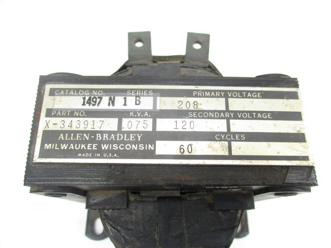 ALLEN BRADLEY 1497-N1 SER. B 208V UNMP