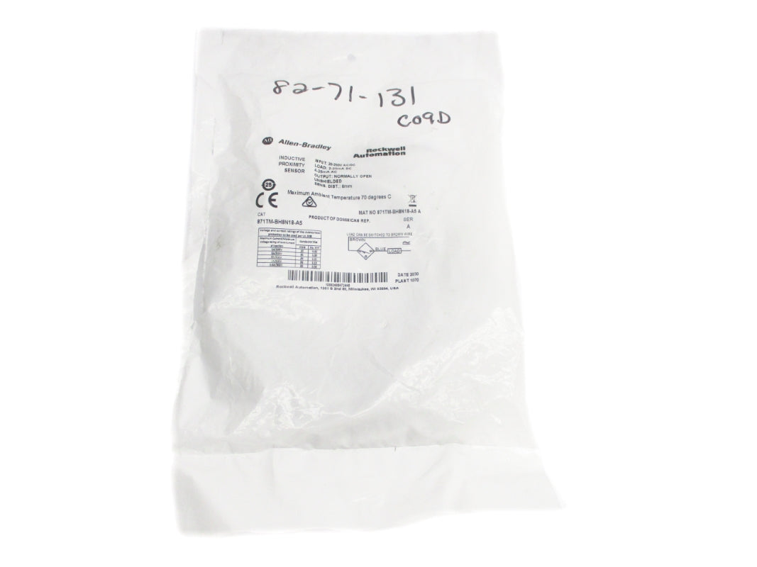 ALLEN BRADLEY 871TM-BH8N18-A5 SER. A NSMP