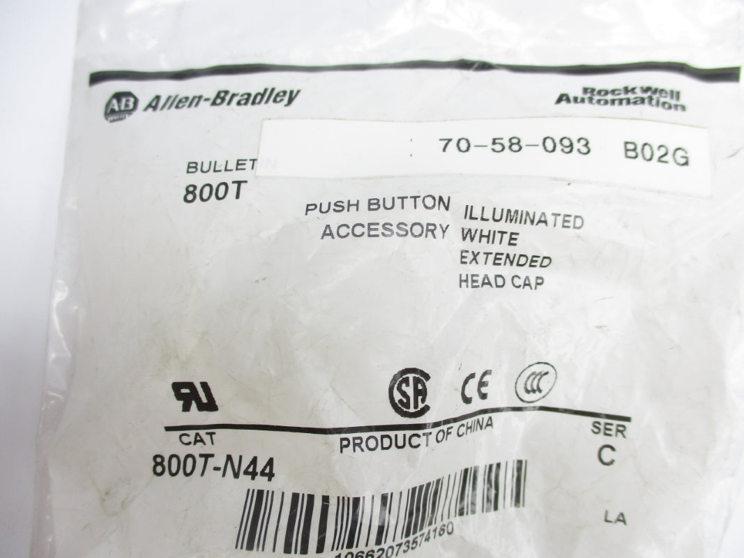 ALLEN BRADLEY 800T-N44 SER. C NSMP
