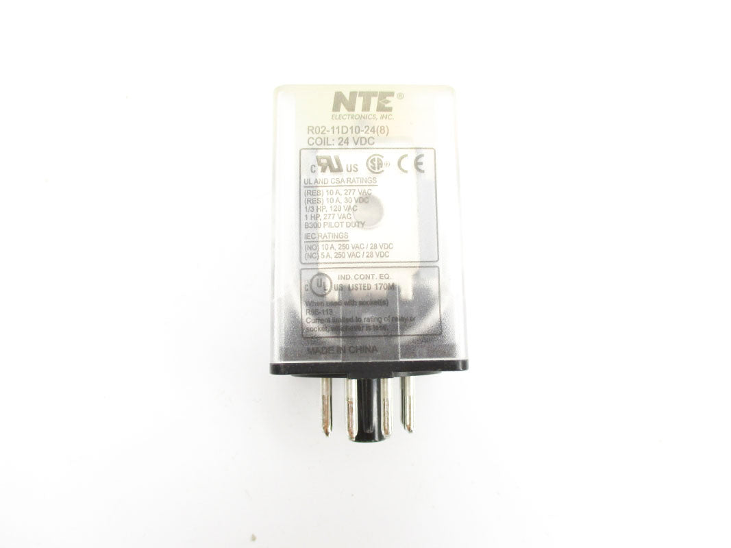 NTE ELECTRONICS R02-11D10-24 24VDC 10A NSMP
