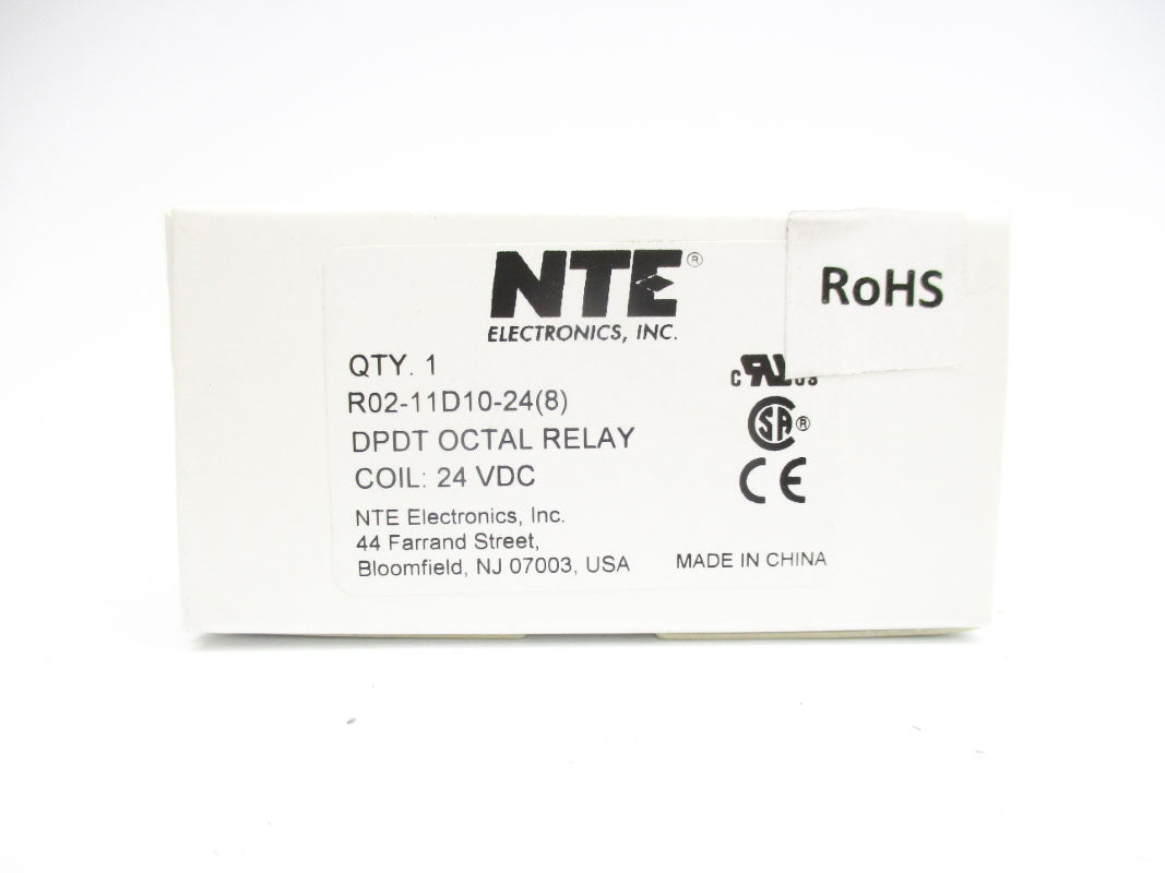 NTE ELECTRONICS R02-11D10-24 24VDC 10A NSMP
