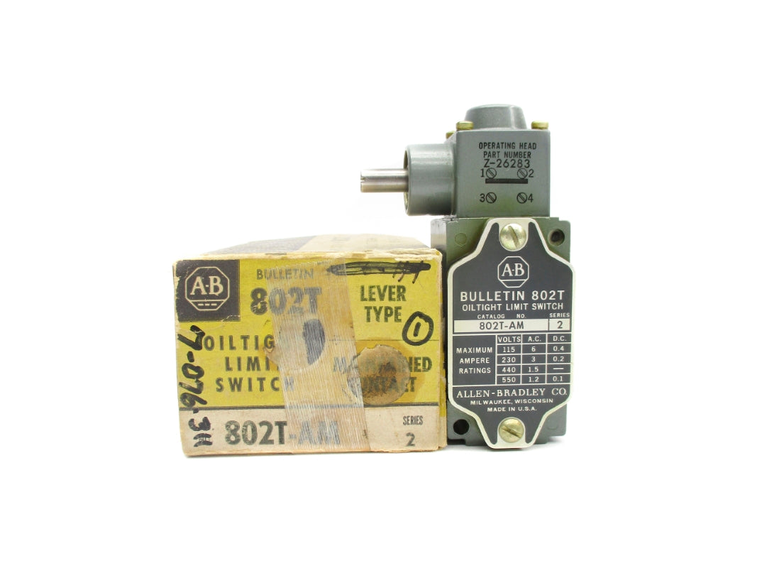 ALLEN BRADLEY 802T-AM SER. 2 (BK/YL) NSMP