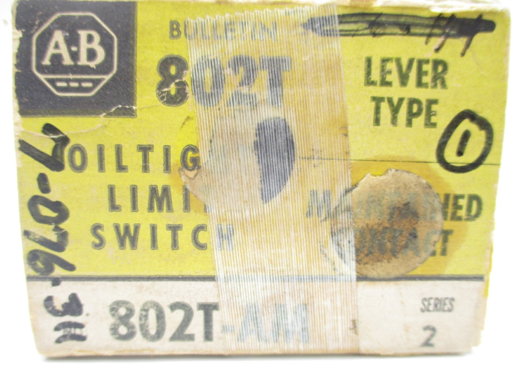 ALLEN BRADLEY 802T-AM SER. 2 (BK/YL) NSMP