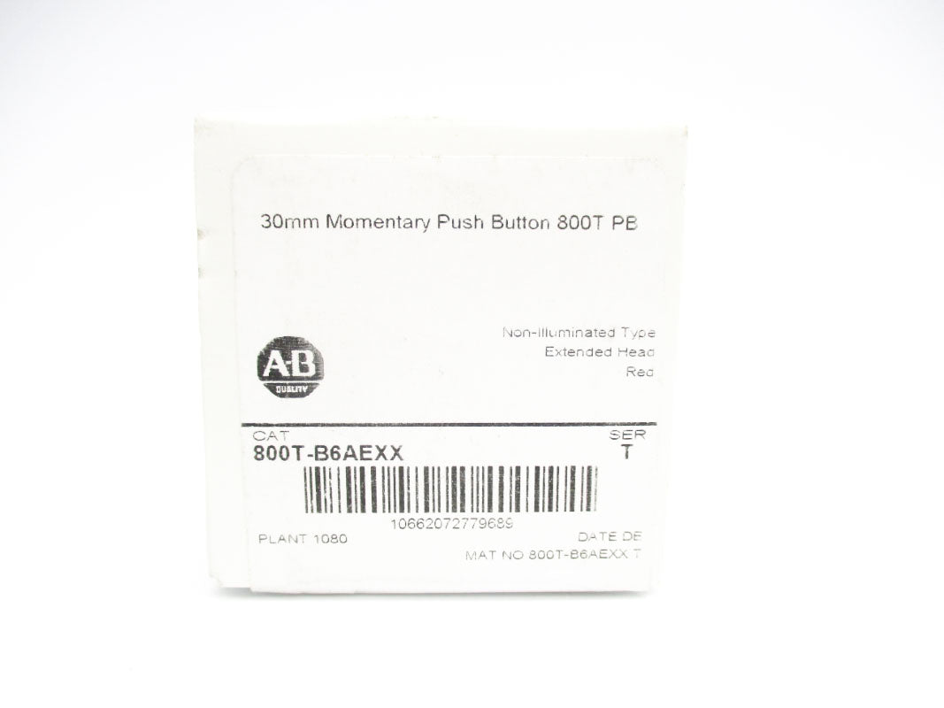ALLEN BRADLEY 800T-B6AEXX SER. T (WH) NSMP