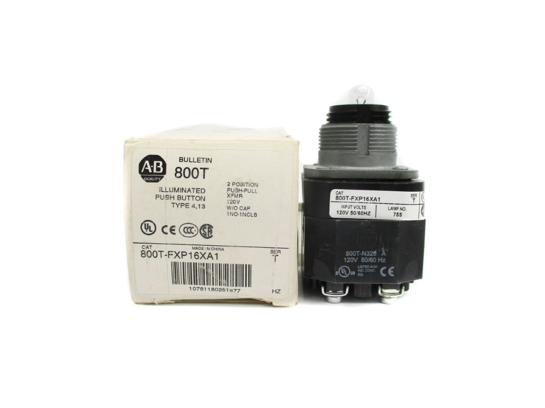 ALLEN BRADLEY 800T-FXP16XA1 SER. T (WH) NSMP