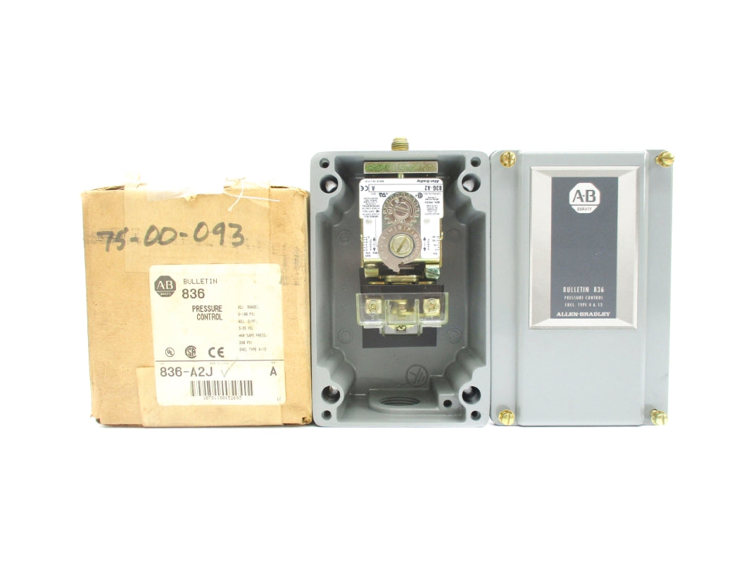 ALLEN BRADLEY 836-A2J SER. A 6-140PSI (BR/WH) NSMP