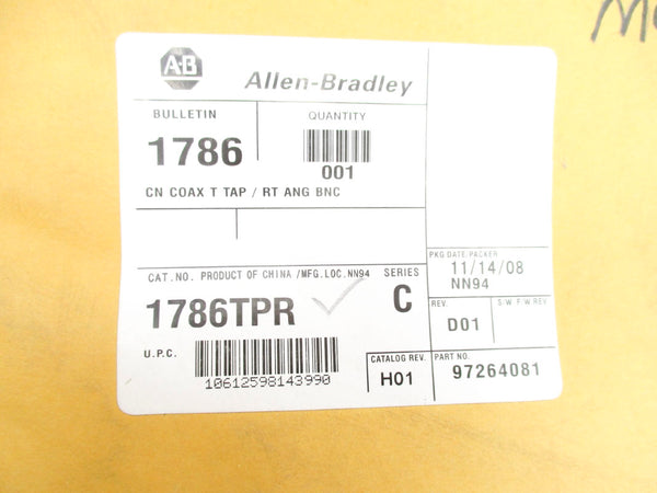 ALLEN BRADLEY 1786-TPR SER. C DATE: 2008 NSFS