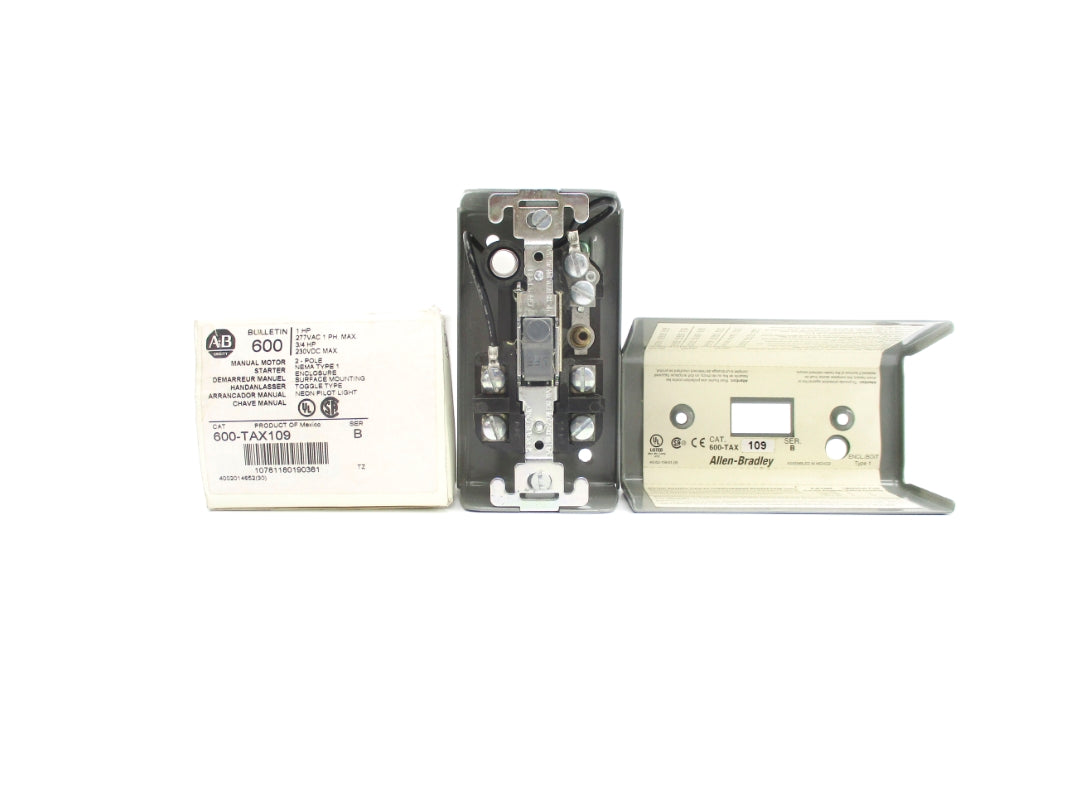 ALLEN BRADLEY 600-TAX109 SER. B 277VAC 10A (WH) NSMP