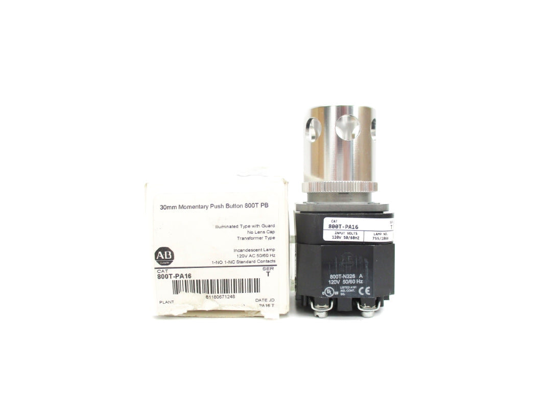 ALLEN BRADLEY 800T-PA16 SER. T (NO LENS CAP) (WH) NSMP