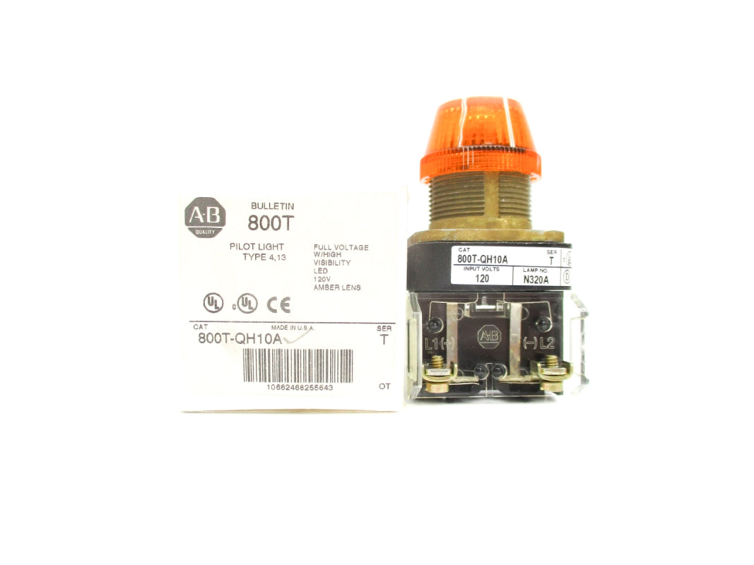 ALLEN BRADLEY 800T-QH10A SER. T (WH) NSMP