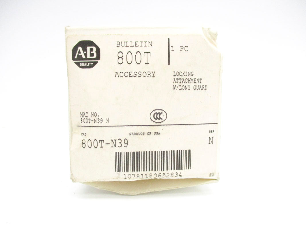 ALLEN BRADLEY 800T-N39 SER. N (WH) NSMP