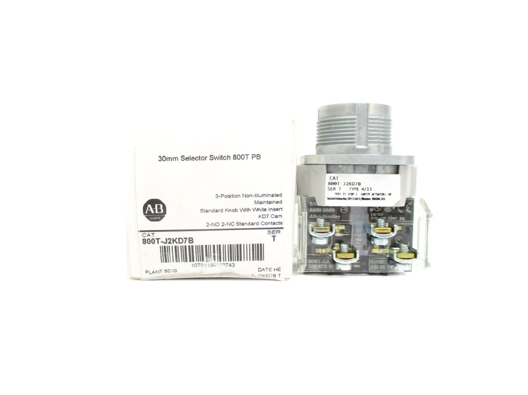 ALLEN BRADLEY 800T-J2KD7B SER. T (AS PICTURED) (WH) NSMP