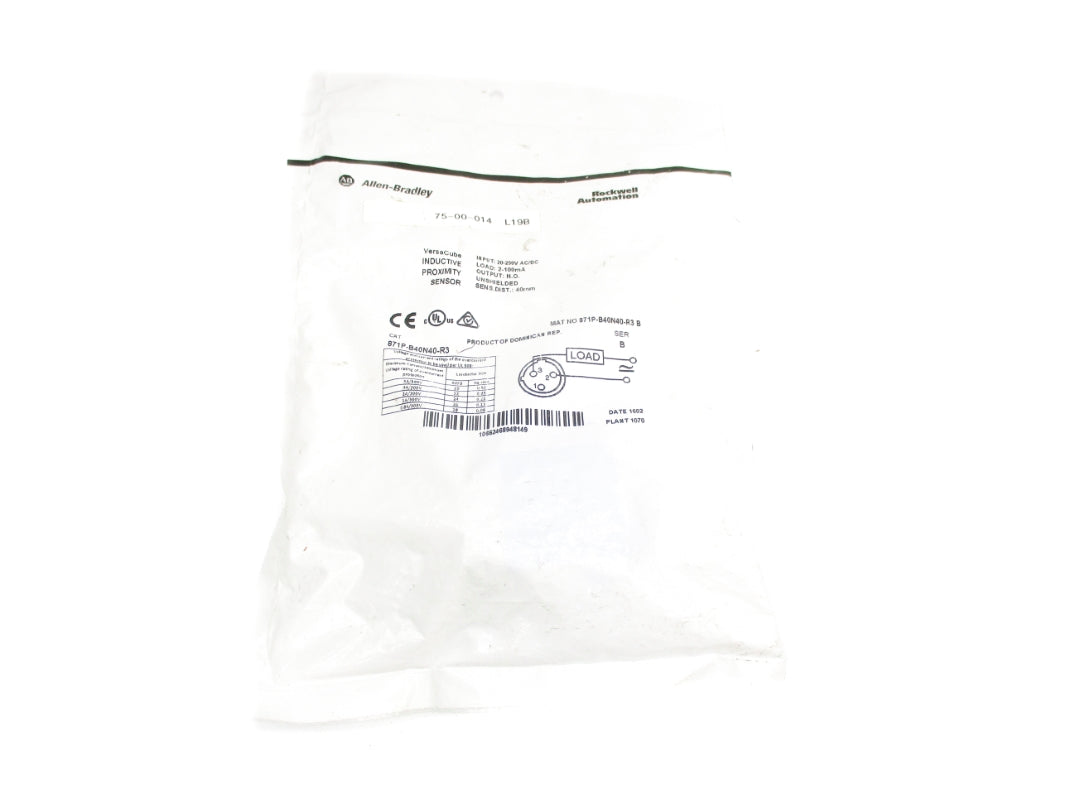 ALLEN BRADLEY 871P-B40N40-R3 SER. B NSMP
