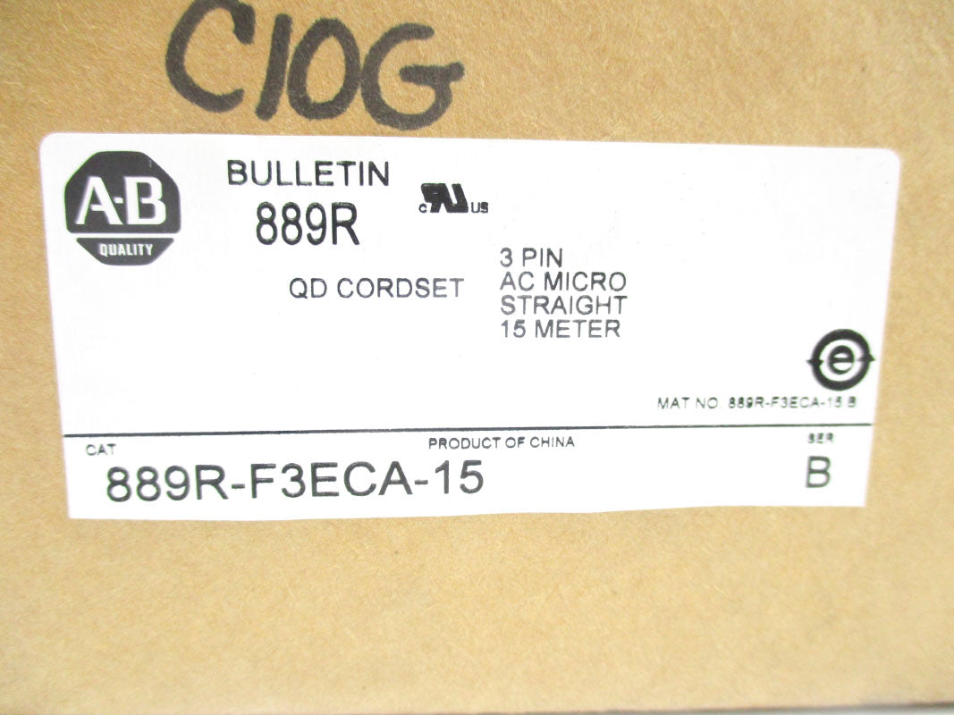 ALLEN BRADLEY 889R-F3ECA-15 SER. B (BR/WH) NSMP