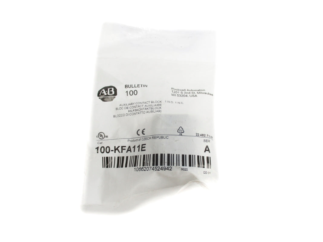 ALLEN BRADLEY 100-KFA11E SER. A NSMP