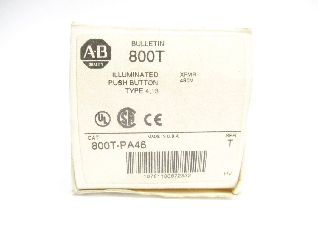 ALLEN BRADLEY 800T-PA46 SER. T (WH) NSMP