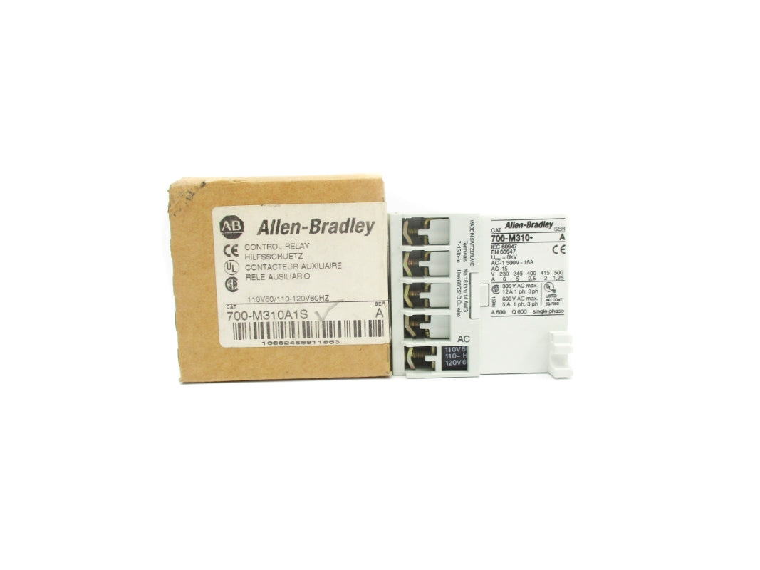 ALLEN BRADLEY 700-M310A1S SER. A 110/120V 16A (BR/WH) NSMP