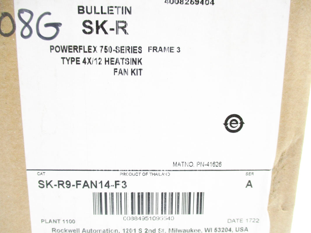 ALLEN BRADLEY SK-R9-FAN14-F3 SER. A (BR/WH) NSFS