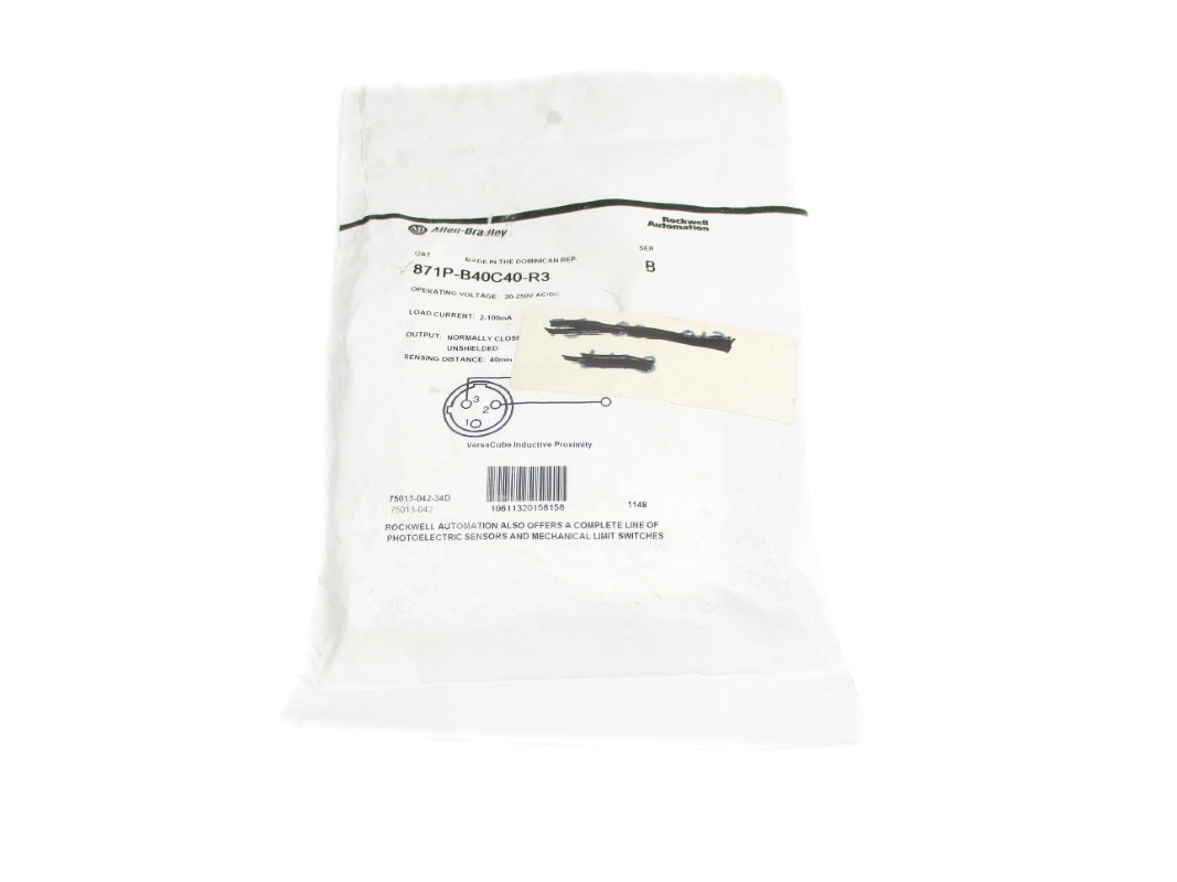ALLEN BRADLEY 871P-B40C40-R3 SER. B NSMP
