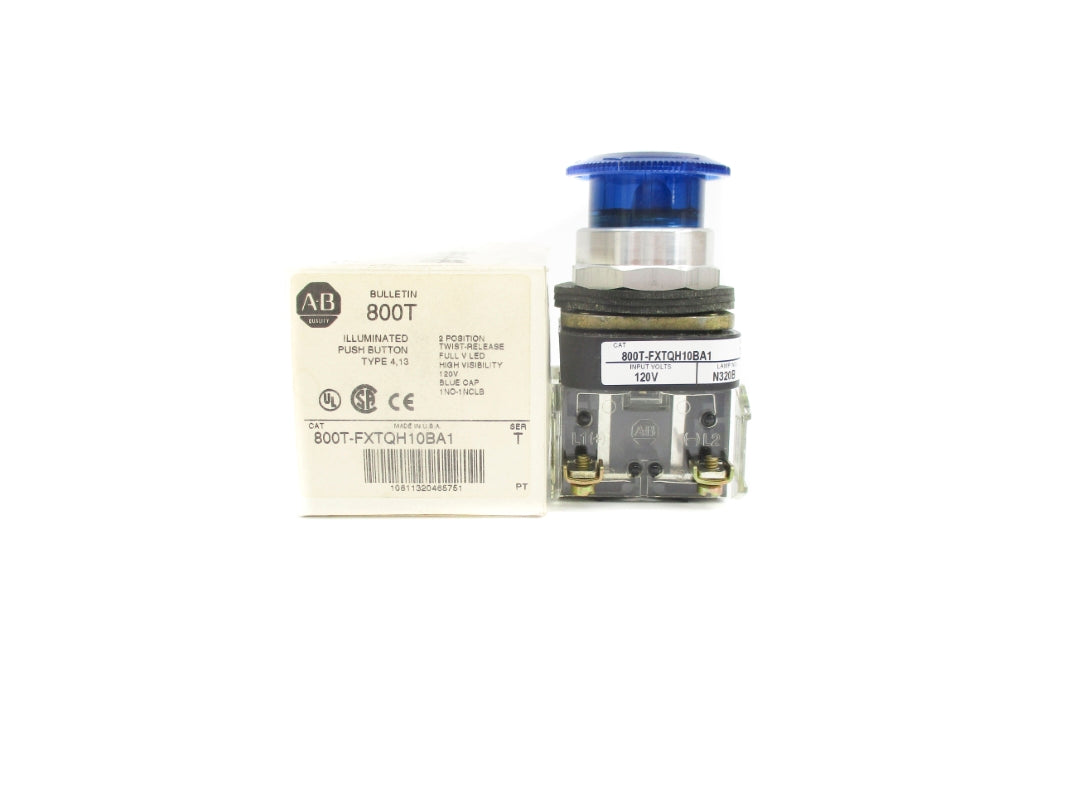 ALLEN BRADLEY 800T-FXTQH10BA1 SER. T (WH) NSMP
