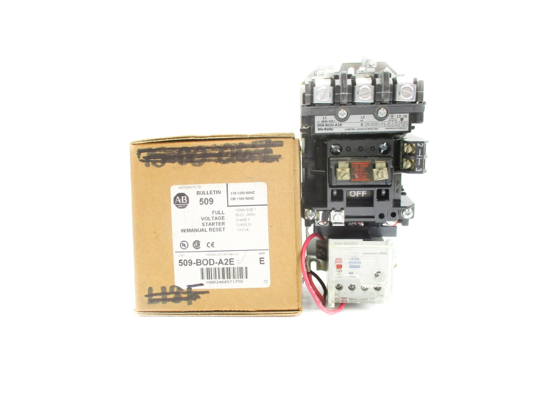 ALLEN BRADLEY 509-BOD-A2E SER. E (BR/WH) NSMP