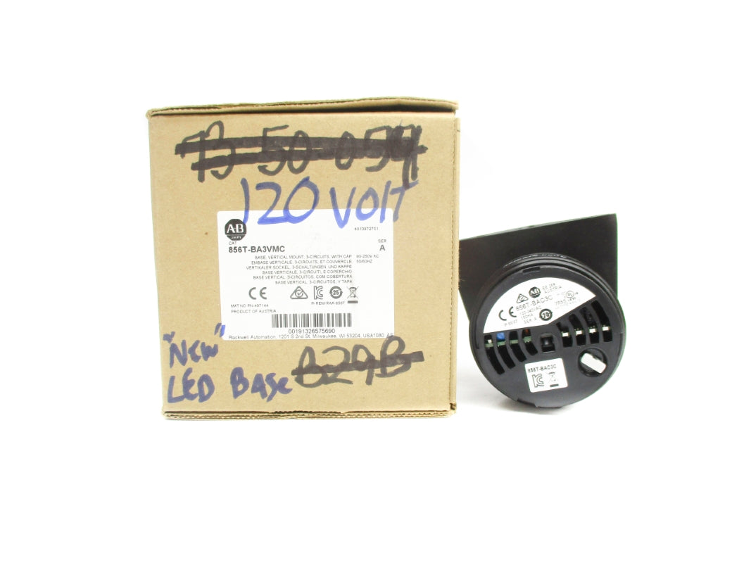 ALLEN BRADLEY 856T-BA3VMC SER. A (BR/WH) NSMP