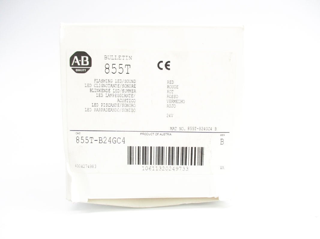 ALLEN BRADLEY 855T-B24GC4 SER. B (WH) NSMP