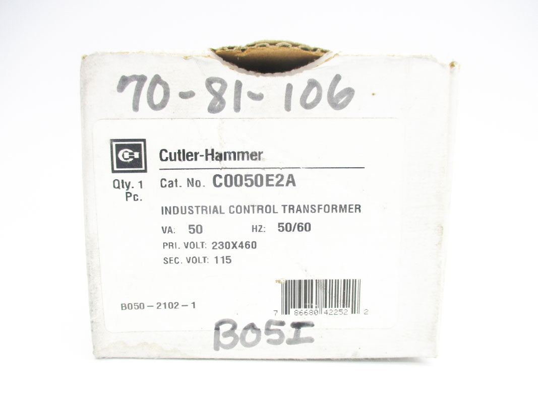CUTLER HAMMER C0050E2A 50VA 240/480V NSMP