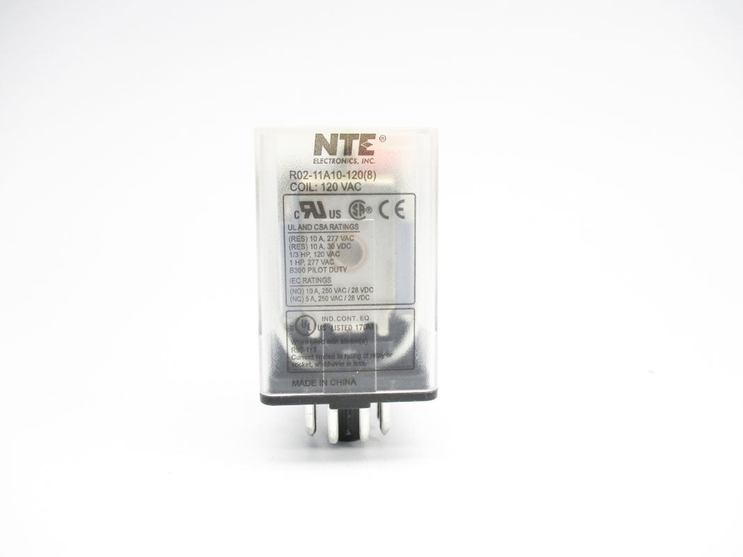 NTE ELECTRONICS R02-11A10-120 120VAC 10A NSNP