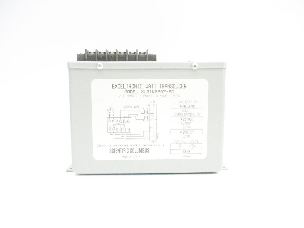 AMETEK XL31K5PA7-SC 120V 5A NSNP