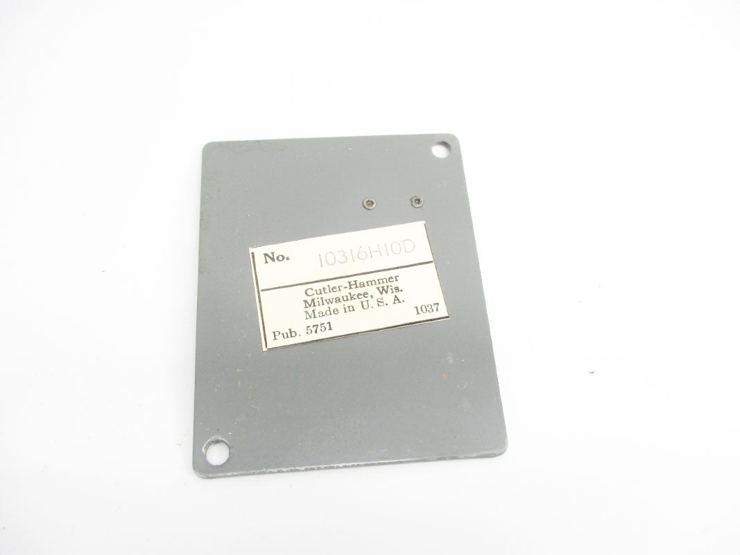 CUTLER HAMMER 10316H10D UNMP