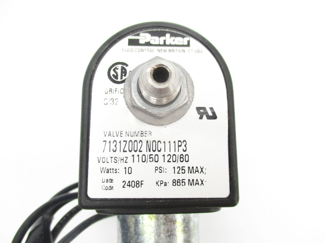 PARKER 7131Z002N0C111P3 125PSI 110/120V (AS PICTURED) NSNP