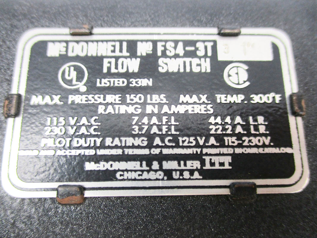 MCDONNELL FS4-3T3-1 115-230VAC UNMP