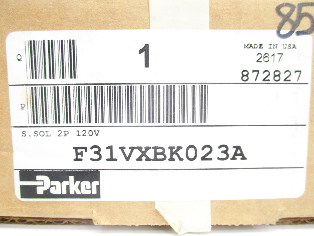 PARKER F31VXBK023A 145PSI 115/120V NSMP
