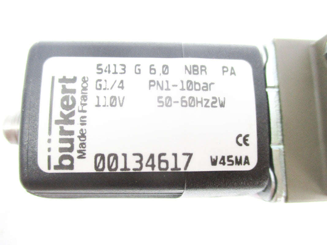 BURKERT 5413G6,0NBRPAG1/4 00134617 110V NSNP